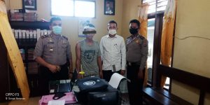 Pelaku Pencurian dengan Pemberatan Berinisal BR (24) Berhasil Diamankan oleh Polsek Sungai Beremas, Kabupaten Pasaman Barat (Ist)