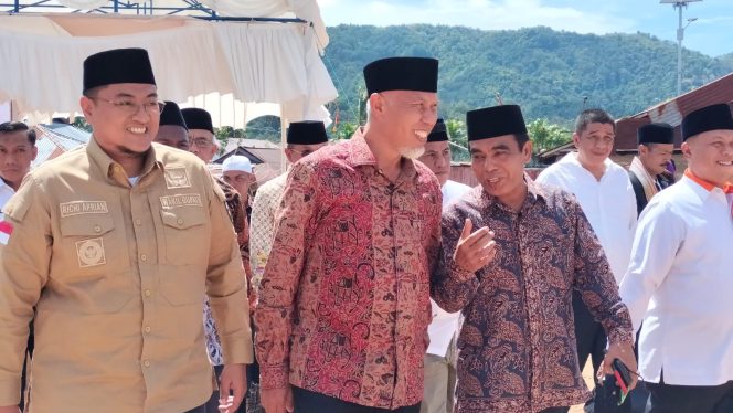
 Wujud Kerjasama Ranah dan Rantau, Gubernur Sumbar Resmikan Pembangunan Masjid Baitul Makmur Bungo Tanjuang