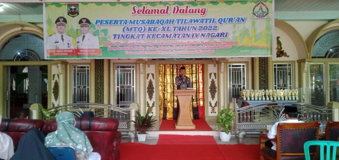 
 Bupati Sijunjung Benny Dwifa Yuswir Resmikan MTQ XL Kecamatan IV Nagari