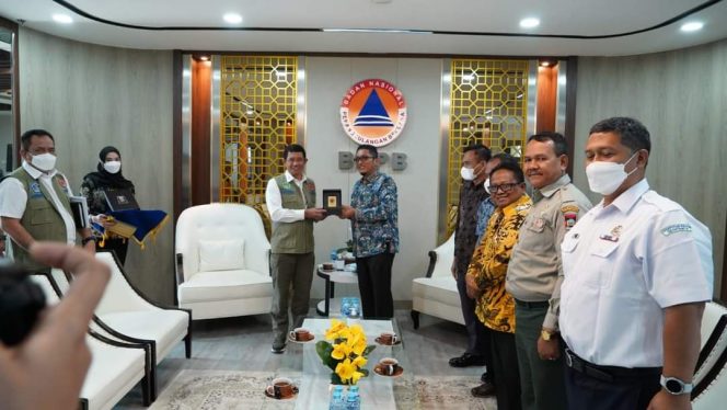 
 Wako Hendri Sapta Temui Kepala BNPB, Suharyanto Siap Fasilitasi Bantuan Tanggap Darurat
