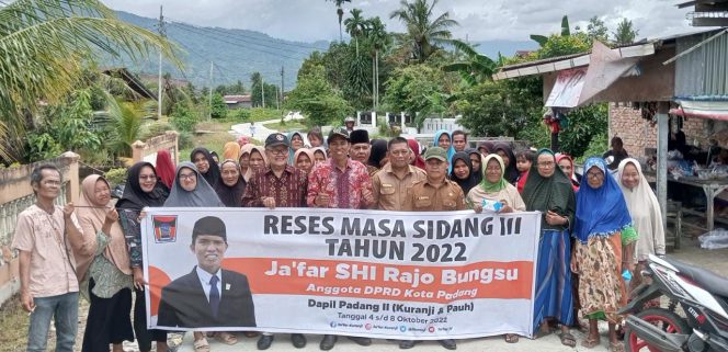
 Anggota DPRD Padang Ja’far Jemput Aspirasi Masyarakat Kurao