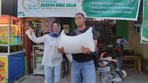 Anggota Polsek Lubeg Sumbang 60 Kg Beras untuk JBB Amal Salih