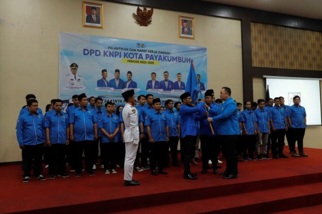 
 Hadiri Pelantikan DPD KNPI Kota Payakumbuh, Pj. Walikota Ajak Pemuda Kolaborasi Bangun Daerah