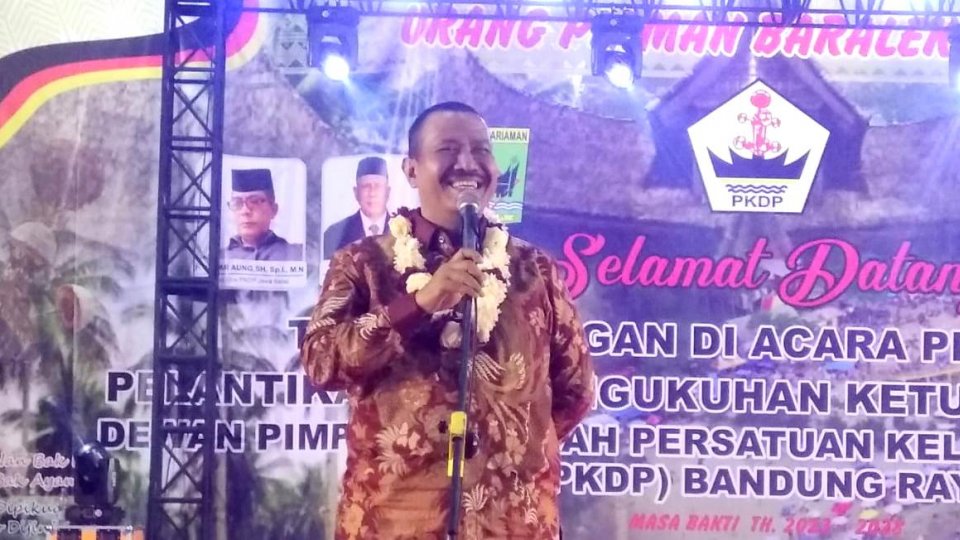 Hadiri Pengukuhan DPD PKDP Bandung Raya Periode 2023-2028, Ini Harapan Wawako Mardison