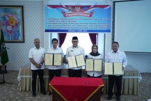 Penandatanganan Kesepakatan Bersama antara Bupati  Solok dengan Walikota Sawahlunto