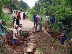 Dinas PUPR Tinjau Jalan Amblas Blok C Batu Rijal Padang Laweh