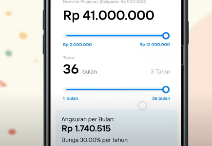 Simulasi pinjaman Mandiri