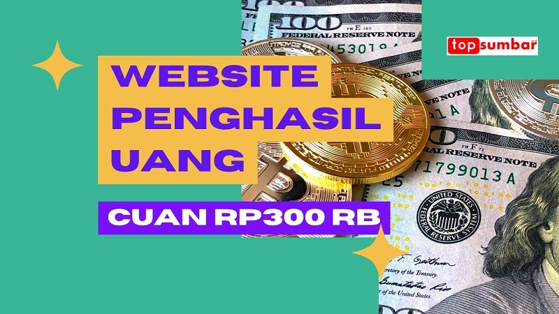 Website Penghasil Uang. (Foto: Canva/Topsumbar)