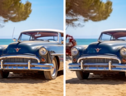 Ada 7 Perbedaan dari Foto Mobil Klasik Ini, Kamu Jenius Temukan dalam 30 Detik