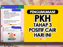 Positif Cair Hari Ini! Bantuan PKH Tahap 3 di Daerah Bank Ini, Wilayah Lain Kapan