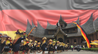 Marawa Minangkabau dan Kemiripannya dengan Bendera Jerman. (Foto : Topsumbar.co.id)
