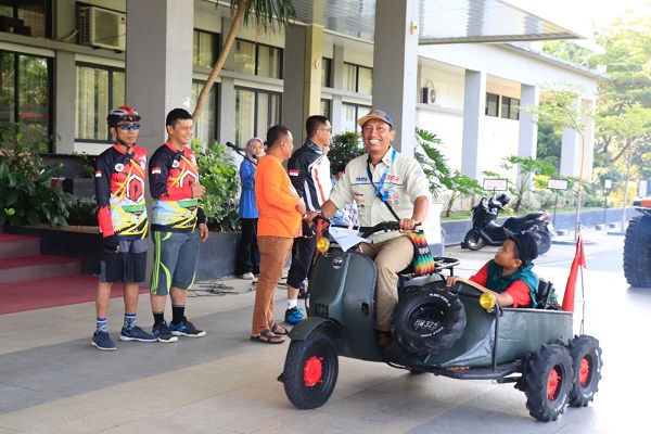 Pj Wako Payakumbuh Lepas Offroader SAC Bertanding ke Banda Aceh