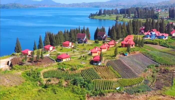 Danau Kembar (Foto: Capture Drone Malala)