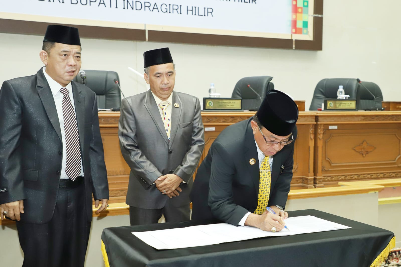 Bupati Indragiri Hilir, HM. Wardan, Ajukan Pengunduran Diri Menuju Pemilihan DPR-RI 2024.