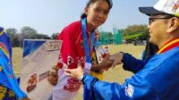 POPNAS XVI: Wilna Selvi, Pelari Putri Kota Solok Sumbang Dua Emas untuk Kontingan Sumbar