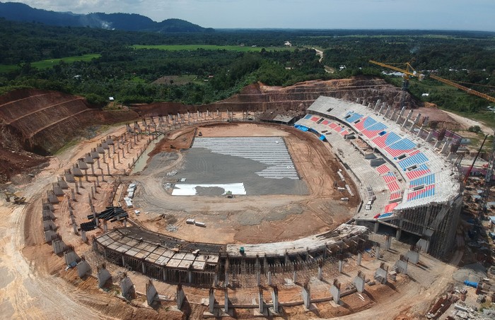 Wow! Terungkap Rahasia Megahnya Stadion Utama Sumatera Barat 2024! Simak Yuk Perjalanan Pembangunannya yang Penuh Tantangan! (Foto : Dok. Istimewa)