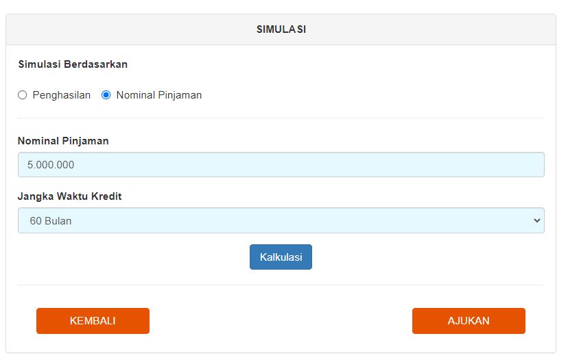 Form Pinjaman BNI Flexi