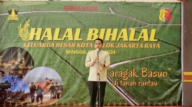 Wakil Walikota Solok Hadiri Halal Bi Halal KBKS Jakarta Raya di Jakarta Timur
